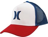 Hurley 1&Only Red/White/Blue Trucker Hat/Cap