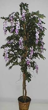 6' Artificial Wisteria Tree (Lavender)