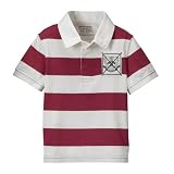 Infant Boys' Genuine Kids from OshKosh Race Car Short-Sleeve Rugby - Hen Red