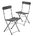 2 Cappuccino Chairs Grey