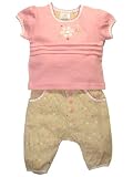 Flowers Pant & Top Outfit by Baby's Own - Pink - 3 Mths