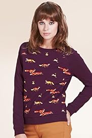 Limited Collection Cotton Rich Rabbit Fox Print Sweat Top