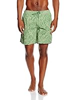 Marc O?Polo Body & Beach Short de Baño (Verde / Amarillo)