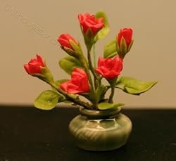 Miniature Artisan Red Roses Floral Arrangement