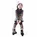 little Girls Cute Long Sleeve Top Pant Clothes Set Black1 4-5 yrs 4-5 Years