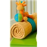 Tuc Tuc Giraffe Knitted Baby Blanket. Circus Collection.