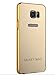 Samsung Note 5 Case,Ultra-thin Luxury Aluminum Metal Mirror PC Back Case Cover for Samsung Galaxy Note 5 Gold
