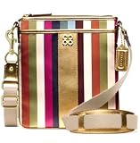 Coach Julia Legacy Stripe Swingpack Crossbody Messenger Bag Purse Tote Multi