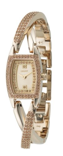 DkNY NY4414 Ladies Ss Gold Ip Plated Stone Set Bracelet