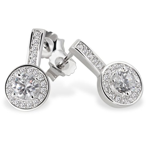 Goldmaid Damen-Ohrstecker PremiumShine rund 925 Sterlingsilber 46 Zirkonia Pa O4064S Preisvergleich