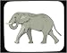 Mouse Pad with elefant, zoo, endangered, pachyderm, captivity, tusks, mammal, African, elephant, animal, species