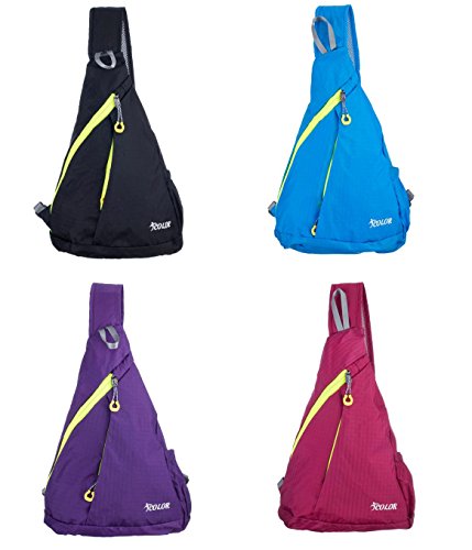 ICOLOR Sling Chest Bag Crossbody Backpack Daypack Gym Shoulder Bag