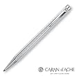 Caran d' Ache Ecridor Chevron Rhodium Ballpoint Pen - Chevron Pattern 890.286