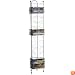 Atlantic 63712035 Nestable 52 DVD/BluRay Games Tower - Gunmetal