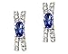 14-kt. Tanzanite & Diamond Earrings White Gold 14-kt. Tanzanite & Diamond Earrings White Gold