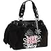 Juicy Couture Glam Crown Velour Classic Daydreamer Bag Tote Black