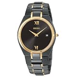 Seiko Mens Dress Black Ion Watch #SKP310 by Seiko