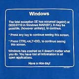 Blue Screen of Death T-shirt