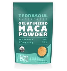 Terrasoul Superfoods Organic Gelatinized Maca Powder, 16 Ounce
