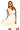 Ivory Creme Sheer Flower