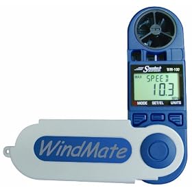 WindMate 100 Hand-Held Wind Meter, Blue by Speedtech Instruments