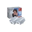 Devolo dLAN 200 AVeasy (Homeplug AV) Starter Kit, up to 200 Mbp/s, HD video streaming capable - Easy Hi-Security Button