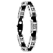 Stainless Steel Men's Invicta Elements Spiral Two-Tone Bracelet