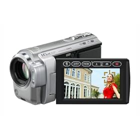 Panasonic HDC-TM10 High Definition Flash Memory Camcorder With 8GB Internal Memory, SD Card Slot & 16x Optical Zoom - Silver