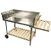 Edelstahl Holzkohle Grillwagen