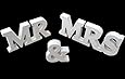 Generic Mr and Mrs Wooden Letters Wedding Decoration/Present
