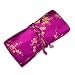Jewelry Roll (Large) - Silk Brocade (Fuchsia Cherry Blossom) Jewelry Roll (Large) - Silk Brocade (Fuchsia Cherry Blossom)