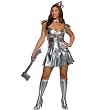 Sexy Tin Woman Adult Plus Costume - Adult Costumes