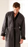 Produkt-Bild: Bugatti, Bademantel f&uuml;r Herren, M bis XXL, Kimonokragen, Gr&ouml;&szlig;e L, Anton, anthrazit