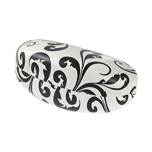 Large Hard Sunglasses Case | fits Large curved Sunglasses, with microfiber bag and cleaning cloth