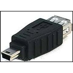 USB-Adapter mini-USB-Stecker Typ B 5 polig auf USB-Buchse Typ A