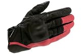 RSタイチ:ラバーナックルレザーメッシュグローブ / RST371 / レッド