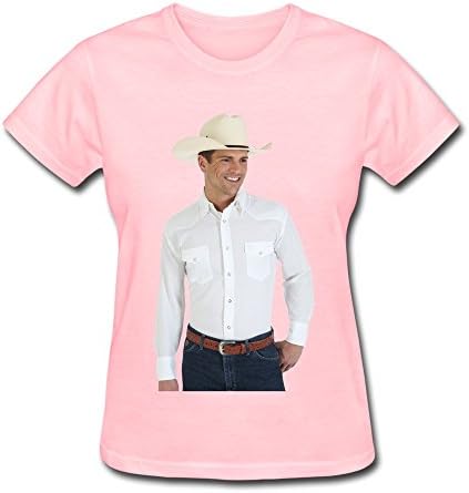 JIEN Women's George Strait T-shirt - Pink XXL