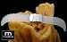 20mm Clear MODENA Italian Rubber Watch Band with Presidential / Oyster Pattern