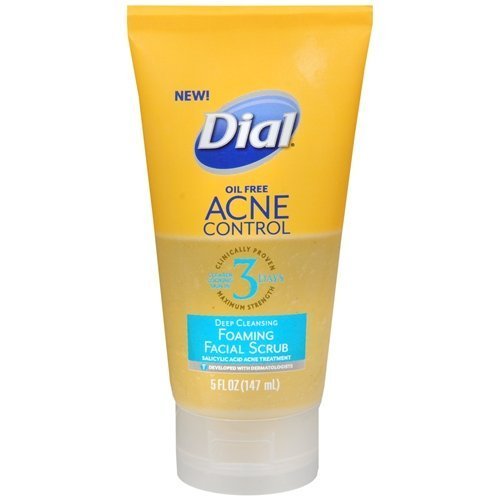 Dial Acne Control Foaming Facial Scrub, 5 fl oz