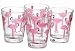 Tropix Set Of 4 Etched Flamingo D.O.F. Glasses