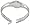 Movado Women's Amorosa Diamond Accented Bangle Bracelet Watch #0604982