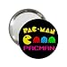 2.25 Inch Handbag Mirror of Vintage Pacman Graphic (Pac Man)