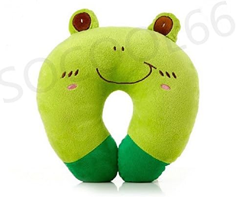 SOCOOL66 Cute Cartoon Animals U Cervical Pillow For Neck Support(Frog)