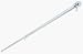 Valley Forge 60733 6' Brushed Aluminum Pole