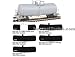 Walthers HO Scale Gold Line Ready-to-Run 16K Gal Funnel-Flow Tank Car 2-Pack - Potass...