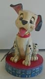 DISNEY SHOWCASE COLLECTION JIM SHORE DISNEY TRADITIONS "HAPPY GO LUCKY" MEASURES ABOUT 3" INCHES TALL BY 5" INCHES WIDE FROM WALT'S DISNEY'S 101 DALMATIANSIMAGE