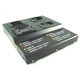 Hitech - Battery Charger For Psion Teklogix 20605-002 Batteries and Equivalents, For 7035 Scanner Terminal - Four... by 