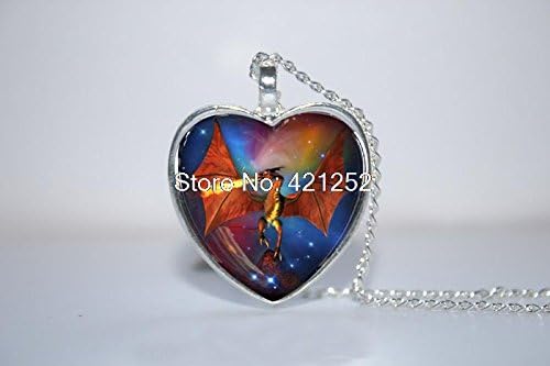 Pretty Lee 2015 Fashion Dragon Pendant Jewelry Dragon Necklace Necklace Inspired By Game Of Thrones Dragon Glass Photo Cabochon Necklace Christmas gift