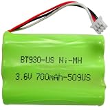 Hitech - Replacement Cordless Phone Battery for Uniden DKT2304-CT, ANA9310, ANA9320