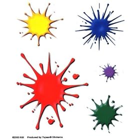 Paint Splatz Stickers Set
